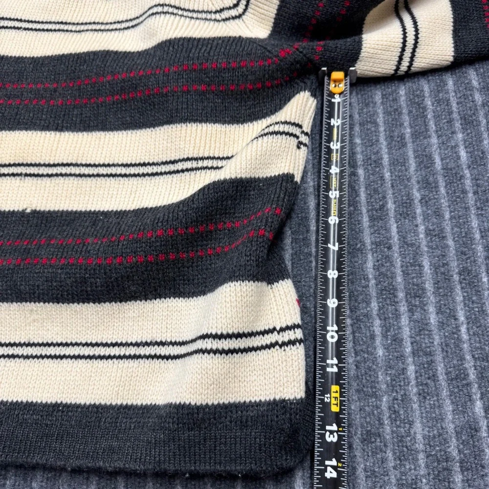Strickkleidung Merino Wool Sweater Large Grey Fair Isle Excellent Vintage (2176)